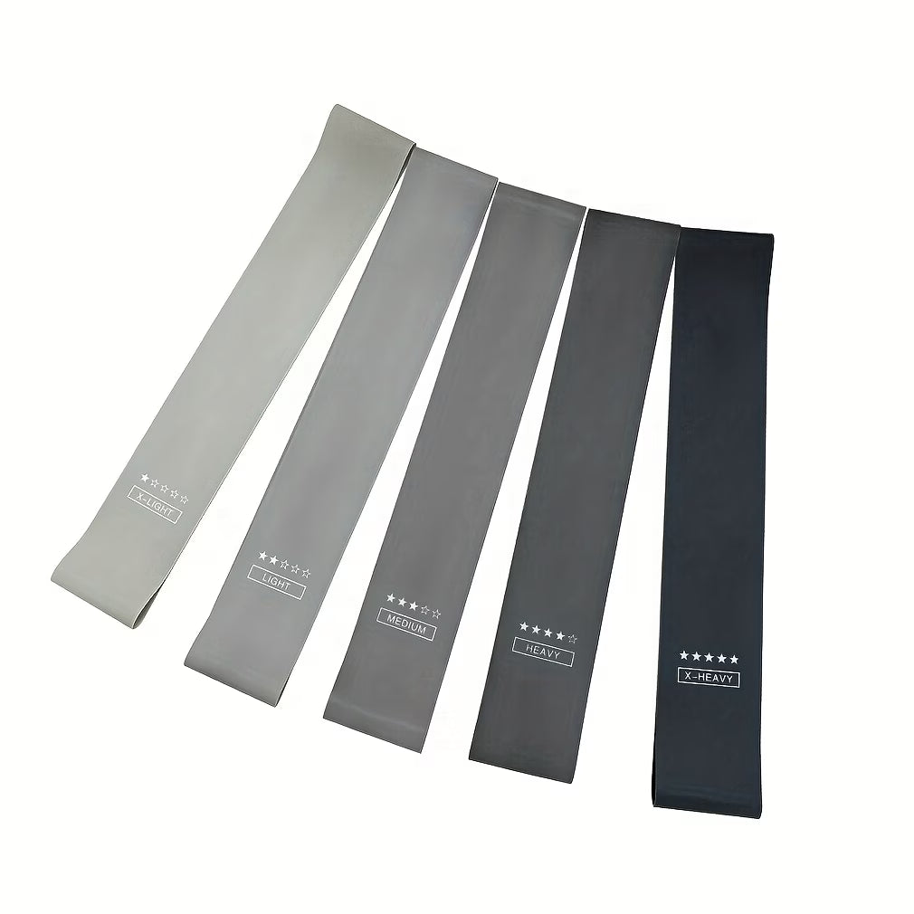 5-Piece Resistance Band Set – X-Light to X-Heavy Training