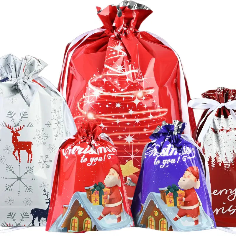 Large Set - Assorted Christmas Gift Bag Set
