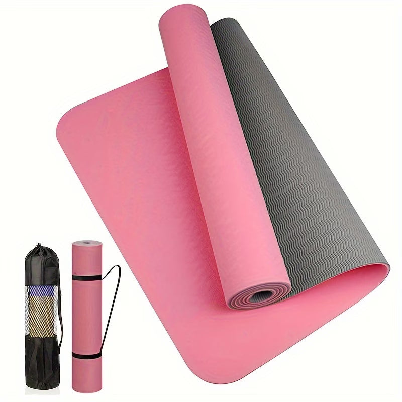 Premium TPE Non-Slip Yoga & Fitness Mat