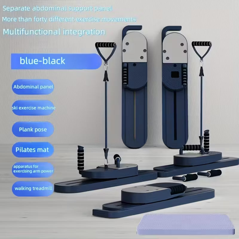 10-in-1 Multi-Functional Ski Machine & Pilates Board