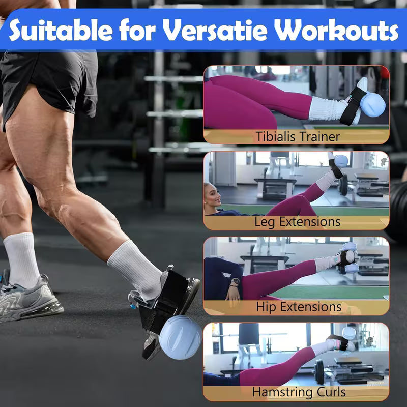 Ankle Straps & Dumbbell Attachment – Heavy-Duty Fitness Accessory