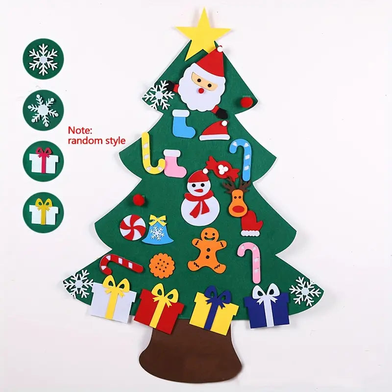 DIY Felt Christmas Tree Set