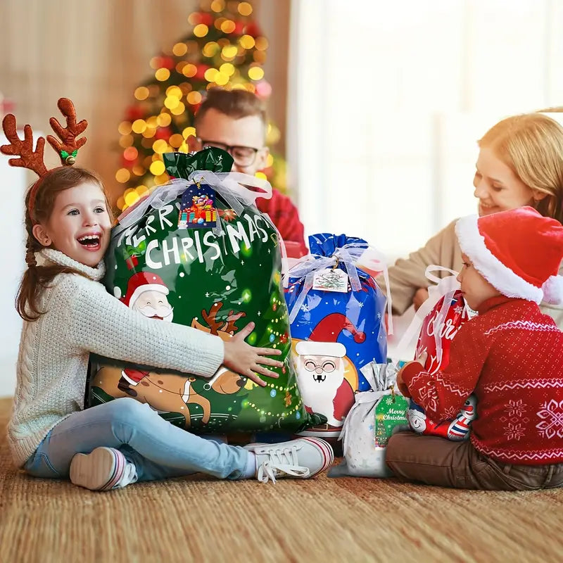 Bright Arc 60-Piece Christmas Gift Bag & Tag Set