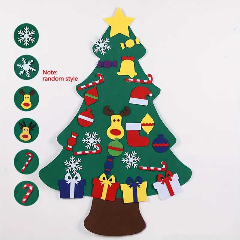 DIY Felt Christmas Tree Set