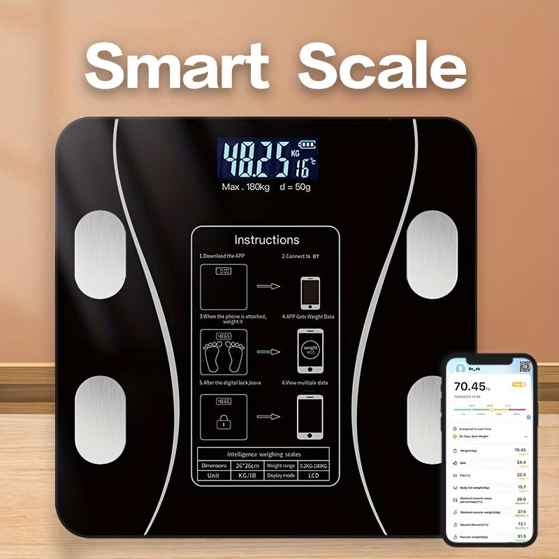 Smart Bathroom Scale – Body Composition & Fitness Tracking