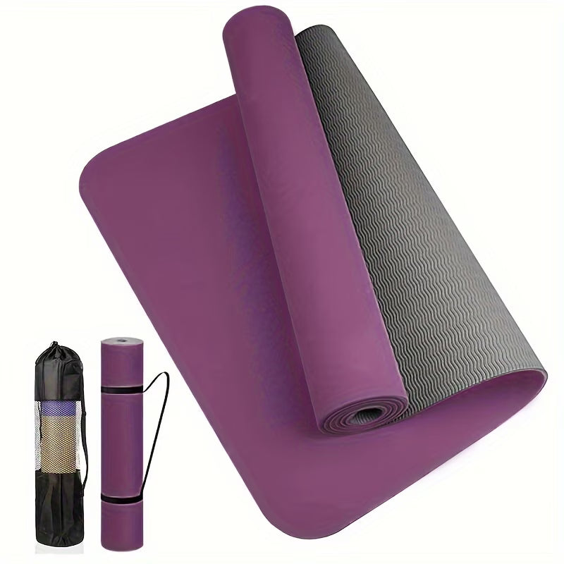 Premium TPE Non-Slip Yoga & Fitness Mat