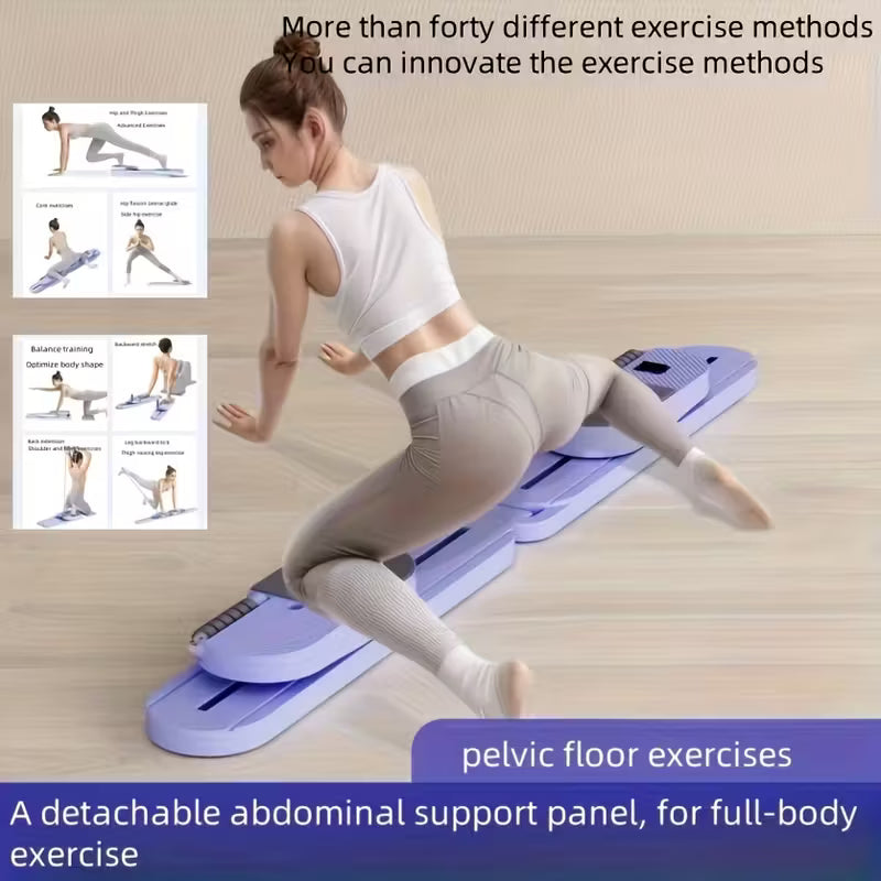 10-in-1 Multi-Functional Ski Machine & Pilates Board