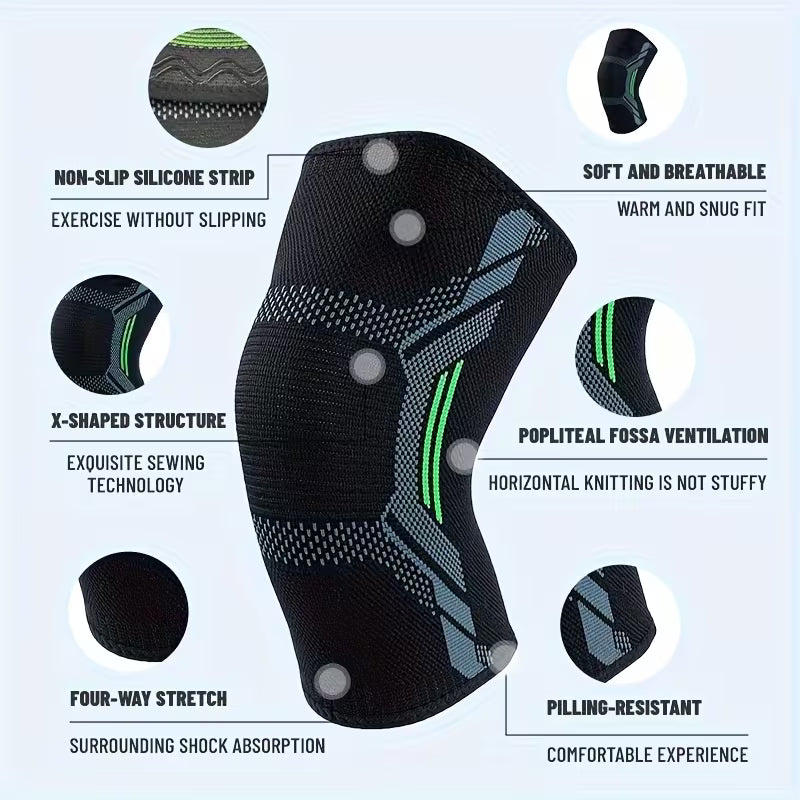 1PCS High Stretch Knee Support Sleeve – Fitness & Workout Compression