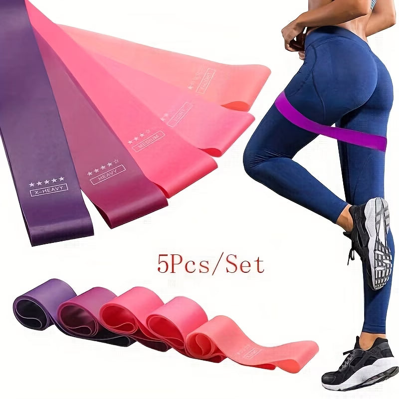 5-Piece Resistance Band Set – X-Light to X-Heavy Training