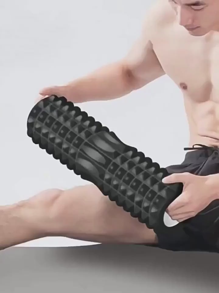 4-in-1 Deep Tissue Foam Roller & Massage Stick Set